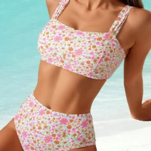 HSWB-W85 Scoop Neck Bikini Set