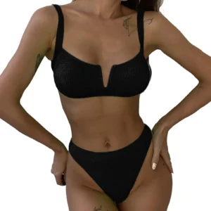 HSBS-W123 Crinkled Bikini Set